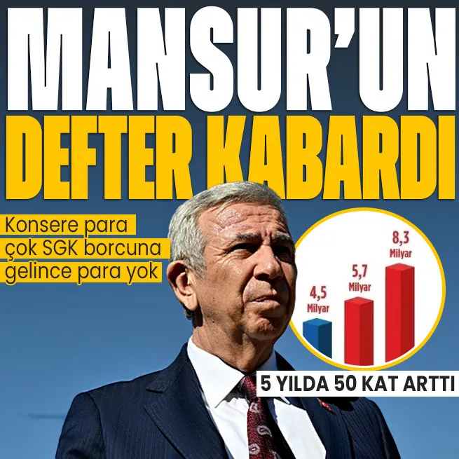 69 milyon TLyi konserle israf eden CHPli Ankara Büyükşehir Belediyesinin SGK borcu arttı!