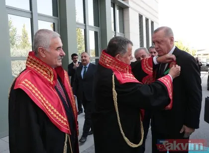 Adli Yıl Açılış Töreni’nde dikkat çeken kare! Başkan Erdoğan...