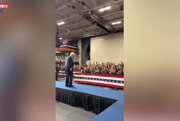 Trump Japonya’da pisti salladı! İşte o anlar