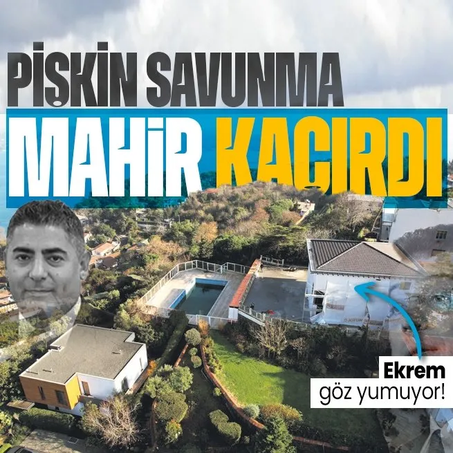 Boğaz manzaralı villada kaçak inşaat skandalı büyüyor! Halk TVnin patronu Cafer Mahiroğlundan pişkin savunma!