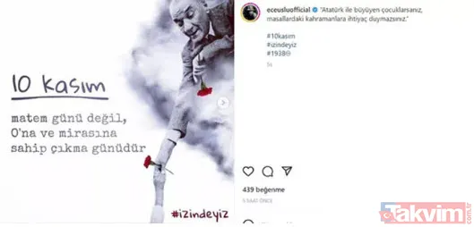 Müge Anlı'dan Hülya Avşar'a ünlüler 10 Kasım'da Mustafa Kemal Atatürk'ü andı! 84 yıldır dinmeyen hasret! - 4