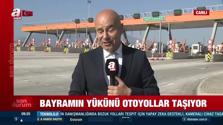 Bayramın yükünü otoyollar taşıyor!