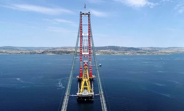 1915 Çanakkale Köprüsü'nde sona doğru! Trafiğe kapatıldı-2