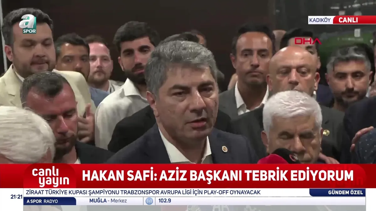 Hakan Safi: Aziz Başkanı tebrik ediyorum!