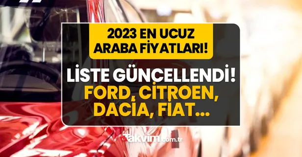 Volkswagen, Renault, Ford, Hyundai, Fiat... Eylül gelmeden otomobil fiyatları değişti! Liste güncellendi, 729.900 TL'ye düştü!