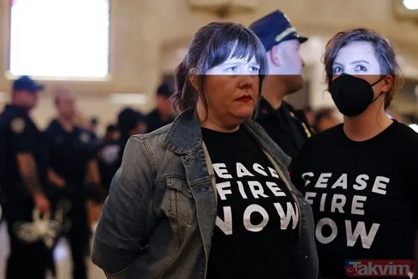 Amerikalı Yahudilerden İsrail'e soykırım tepkisi 'Filistin özgür olmalı' sloganıyla yüzlerce kişi ayaklandı: Katliamdan ABD sorumlu - 18