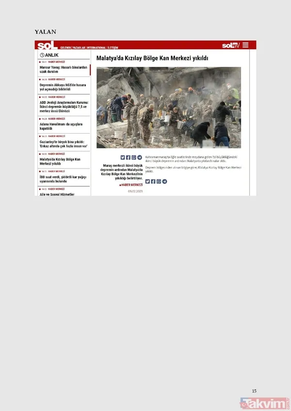 Felaket tellalları! Sosyal medyada paylaşılan yalanlar ve gerçekler - 22