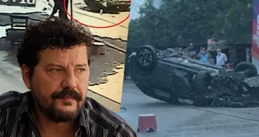 İlker Aksumun kaza anı görüntüleri ortaya çıktı! Ölümden dönen oyuncu motosiklete çarpmamak için takla atmış...