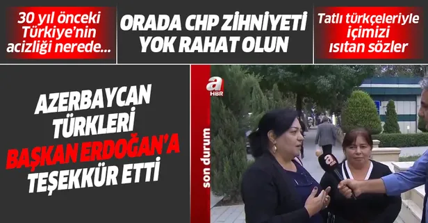 Azerbaycan Türkleri, Başkan Erdoğan’a teşekkür etti