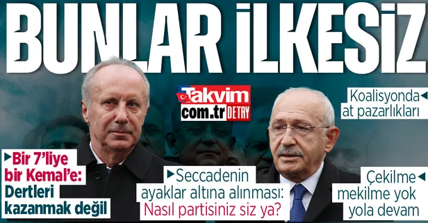 7'li koalisyona 'İnce' vurdu! CHP ve Kılıçdaroğlu'nu yaylım ateşine tuttu: "Dertleri kazanmak değil, böyle ülke yönetilmez"
