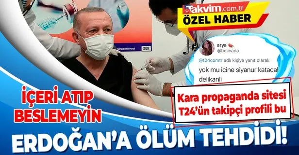 Kara propaganda sitesi T24’te skandal! Başkan Erdoğan’ın siyanürle öldürülmesini isteyen şüpheli bulundu