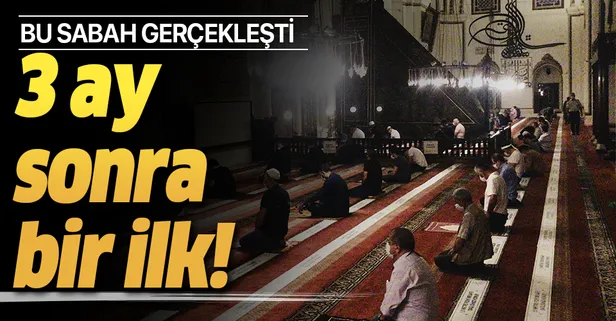 Son dakika: Diyanet İşleri Başkanı Ali Erbaş açıklamıştı... 3 ay sonra camiye kavuşan vatandaşlar duygu dolu anlar yaşadı