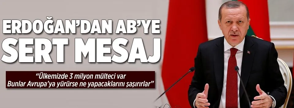Avrupa’ya mesaj