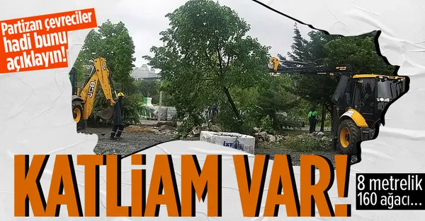 Beylikdüzü'nde katliam var! Türkiye Deniz Canlıları Müzesi'ni yıkan CHP'li belediye bu kez de 160 ağacı söktü!-1