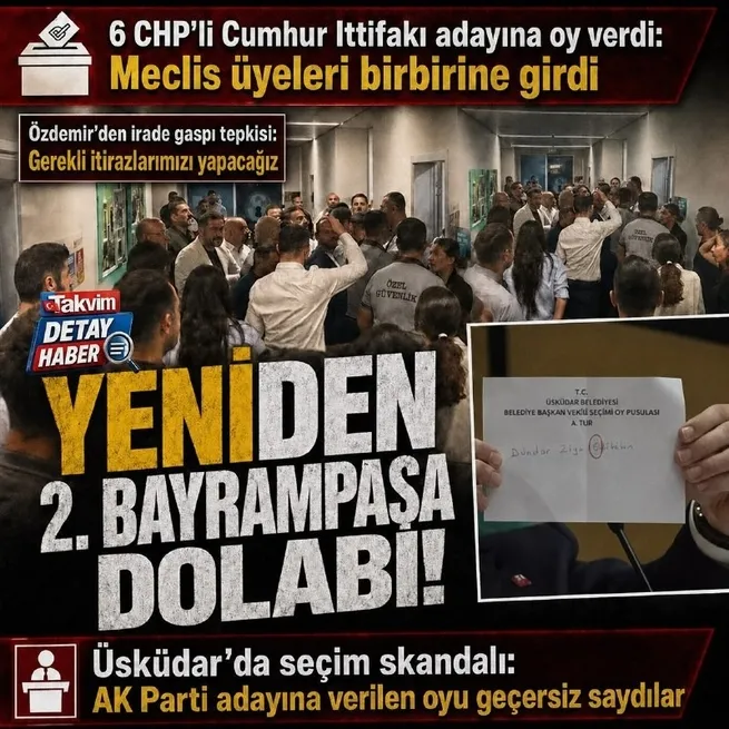 Üsküdar’da sandık karıştı! 6 CHP’li Cumhur İttifakı adayına oy verdi | Sibel Tan Çetinkaya başkan vekili seçildi
