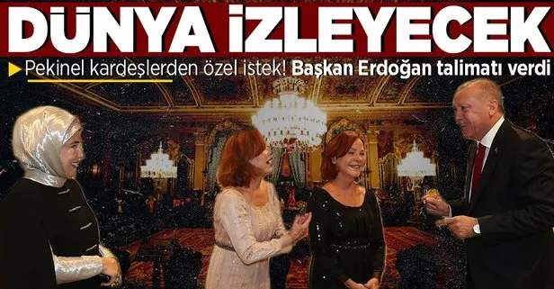 Başkan Erdoğan’ın iftar davetine katılan Süher ve Güher Pekinel kardeşlerden özel istek: Dolmabahçe konserini dünya izleyecek!