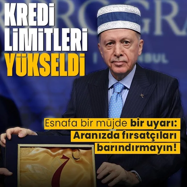 Başkan Erdoğan’dan esnaflarla iftarda önemli açıklamalar! Kredi desteğinde limitler yükseldi