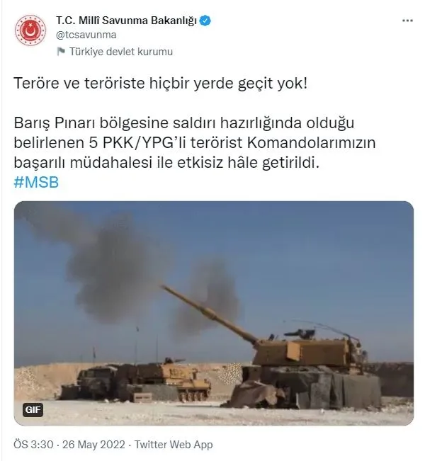 baris-pinari-bolgesine-saldiri-hazirligindaki-5-pkkli-terorist-imha-edildi-1653568641463.jpg Barış Pınarı bölgesine saldırı hazırlığındaki 5 PKK'lı terörist imha edildi!-1