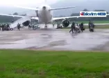 Zonguldak'ta uçak pistten çıktı