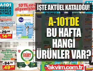 A101 aktüel kataloğu güncellendi! A101'de bu hafta neler var? 36'lı yeni fiyatı ucuza raflarda! İşte %30 İNDİRİMLİ ürünler listesi...