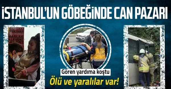 son dakika istanbul sariyer de yolcu minibusu kaza yapti yaralilar var takvim
