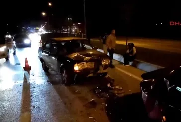 Bursa'da zincirleme kaza: 4 yaralı