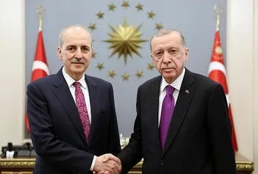 Başkan Erdoğan, Numan Kurtulmuş’u kabul etti