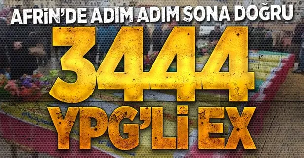 TSK’dan flaş Afrin açıklaması! İşte öldürülen terörist sayısı