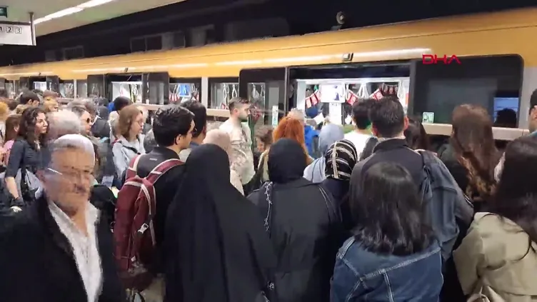 Üsküdar-Samandıra Metrosu'nda son durum ne? Üsküdar Metro arızası 2 gündür çözülemedi! M5 hattında vatandaşın mağduriyeti kamerada!