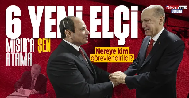 Büyükelçi atamaları Resmi Gazete'de! Mısır'a Salih Mutlu Şen atandı... Hangi ülkeye hangi isim atandı?