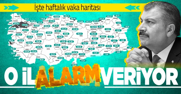 Son dakika: İllere göre haftalık vaka tablosu açıklandı