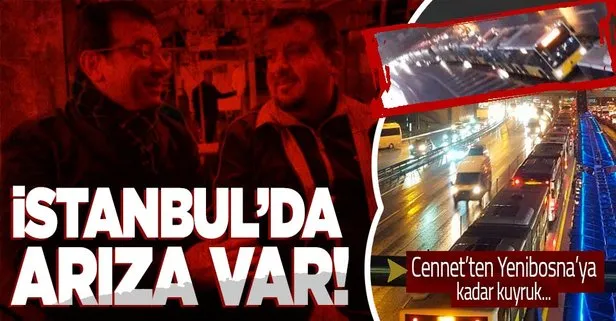 İstanbul’da yine metrobüs arızası! Cennet Mahallesi’nden Yenibosna’ya kadar kuyruk...