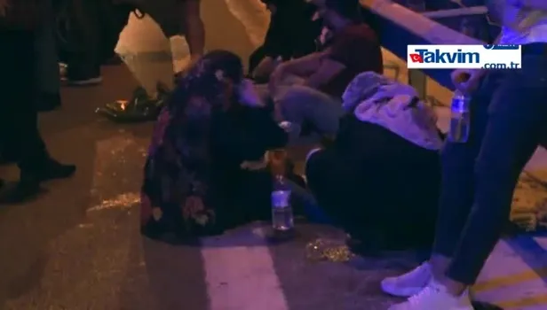 TEM'de feci kaza! TIR minibüse çarptı
