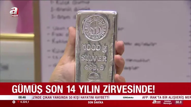 Gümüş altını solladı!