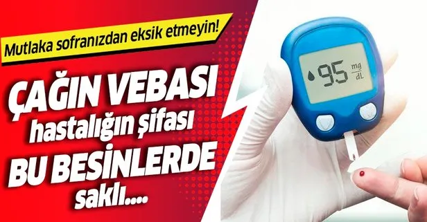 Diyabetin şifası yeşillikte! Bu besinler diyabeti iyileştiriyor...