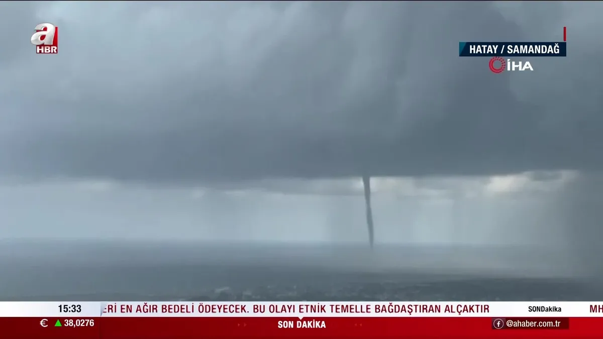 Hatay'da hortum!