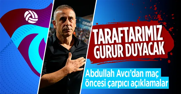 Abdullah Avcı, Ferencvaros maçı öncesi iddialı açıklamalar yaptı