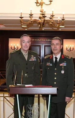 ABD'li komutanın Akar'la görüşmesi sona erdi