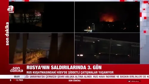 Başkent Kiev kuşatma altına alındı! Merkeze yakın bir yerde şiddetli patlamalar yaşanıyor
