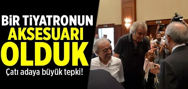 Sanatçılar tepkili