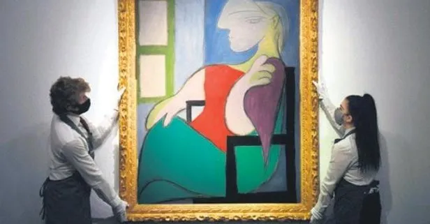 Pablo Picasso’nun ’Pencerenin Yanında Oturan Kadın’ı 103 milyon dolara satıldı