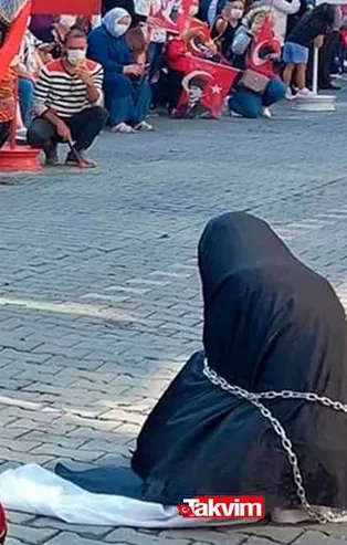 Zincire vurulan kadın temsili olayı nedir?