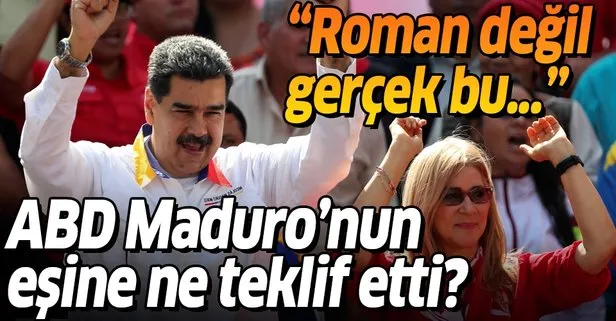 Venezuela Devlet Başkanı Maduro’dan bomba iddia: ABD eşime benden boşanması için teklif yaptı