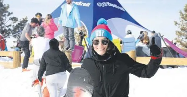 Ünlü isimler kayak sezonuna veda etti