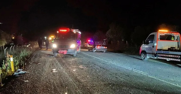 Gece yarısı korkunç olay! Kazada takla atan otomobilden dışarı fırladılar