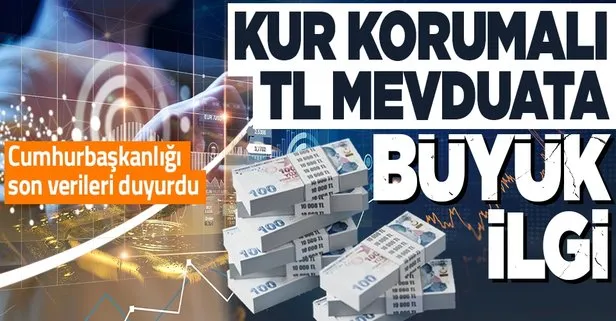 ’Kur korumalı TL mevduat’a yoğun ilgi!