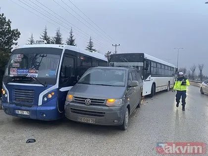 Ankara’da 4 araç birbirine girdi: 30’dan fazla yaralı!