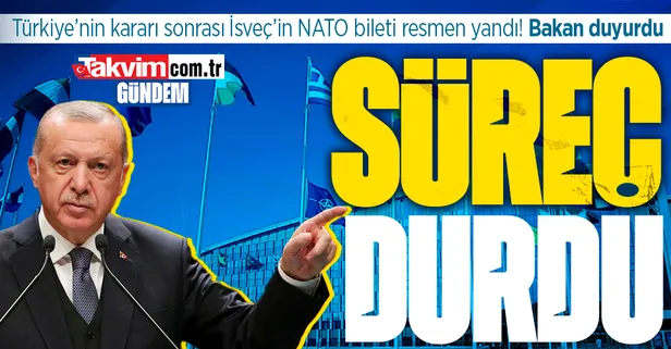 İsveç'ten flaş NATO açıklaması: "Süreç durduruldu!"
