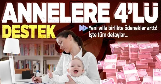 Anneye 4’lü destek