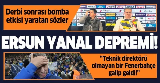 Fenerbahçe’de Ersun Yanal depremi! Ersun Yanal istifamı edecek?